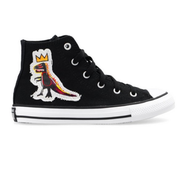 CONVERSE x Jean-Michel Basquiat Kids Chuck Taylor All Star Hi Top Sneake…